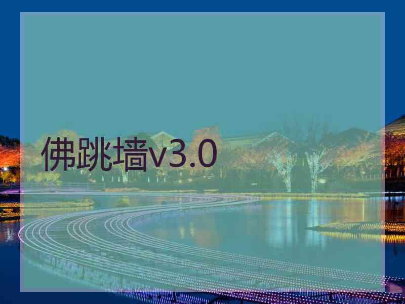 佛跳墙v3.0 佛跳墙v3.0