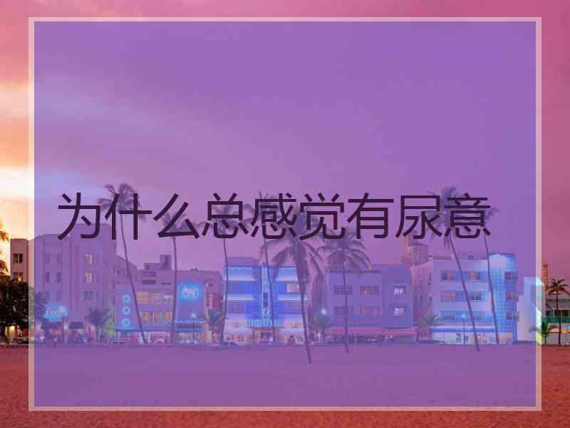 为什么总感觉有尿意
