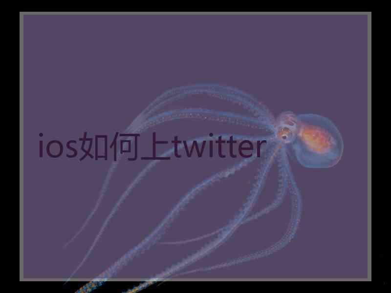 ios如何上twitter
