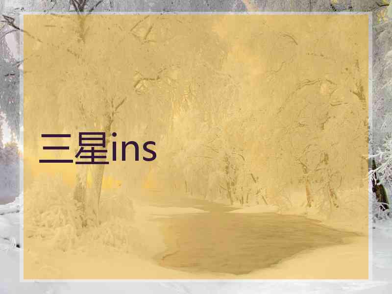三星ins