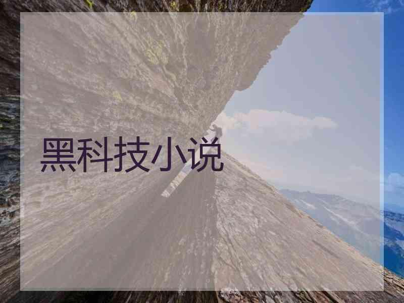 黑科技小说