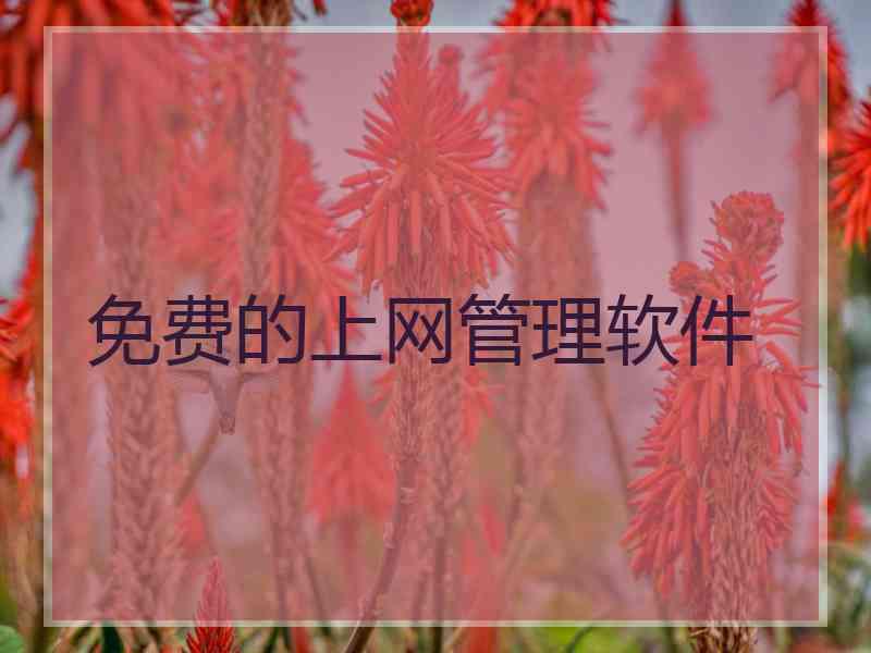 免费的上网管理软件