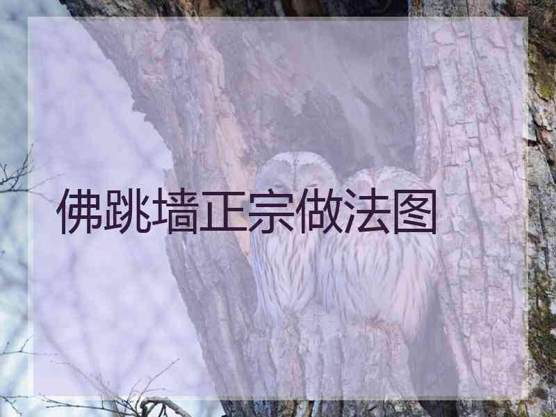 佛跳墙正宗做法图